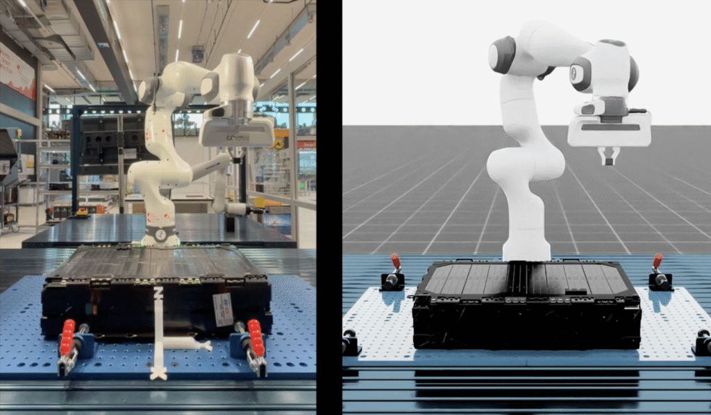 Sim to Real - Battery Dismantling Training